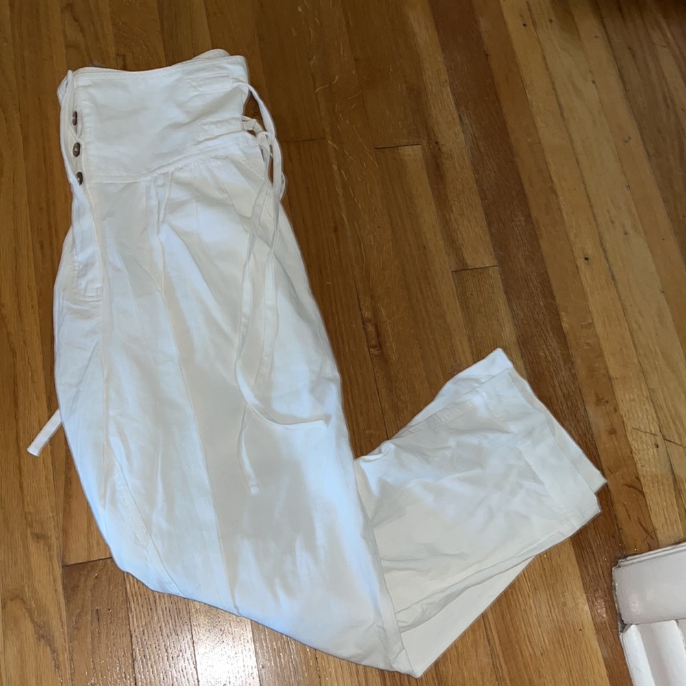Free People Ivory Pants - Picture 2 of 4